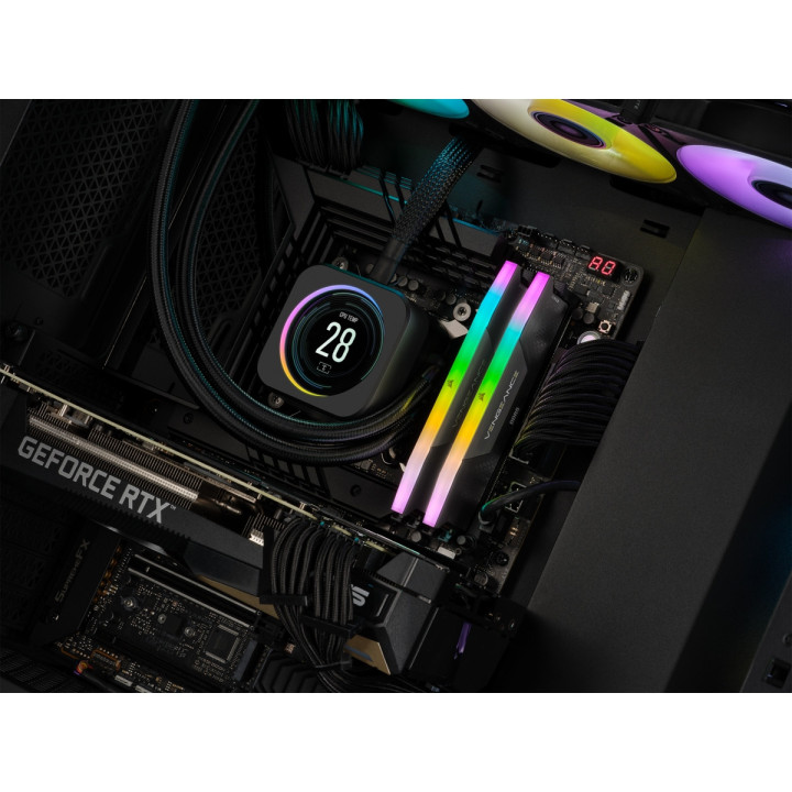 Corsair Vengeance RGB CMH32GX5M2E6200C36 módulo de memória 32 GB 2 x 16 GB DDR5 6200 MHz