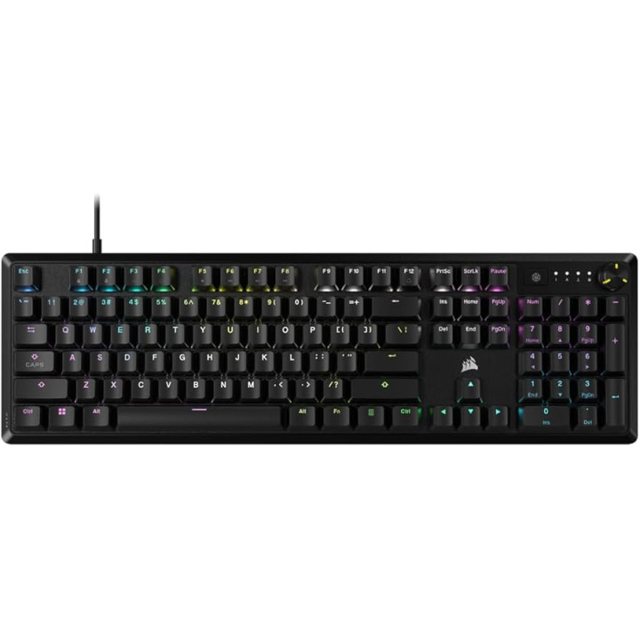 Teclado Gaming Corsair K70 CORE RGB USB QWERTY PT Preto