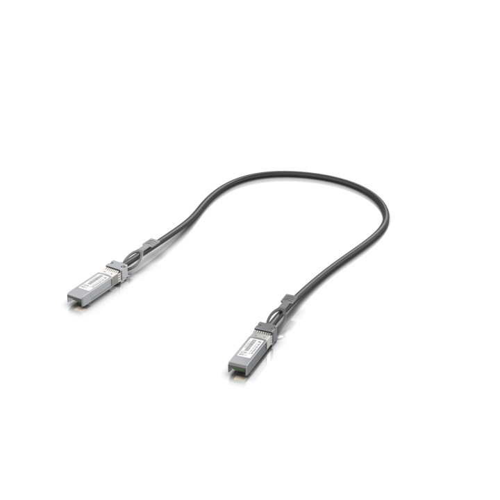 Ubiquiti UACC-DAC-SFP28-0.5M Cabo InfiniBand Fibra Ótica 0,5 m Preto