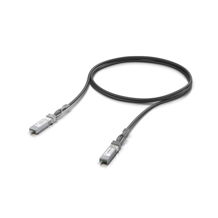 Ubiquiti UACC-DAC-SFP28-1M Cabo InfiniBand Fibra Ótica Preto