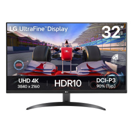 LG 32UR500K-B monitor de ecrã 80 cm (31.5") 3840 x 2160 pixels 4K Ultra HD LCD Preto
