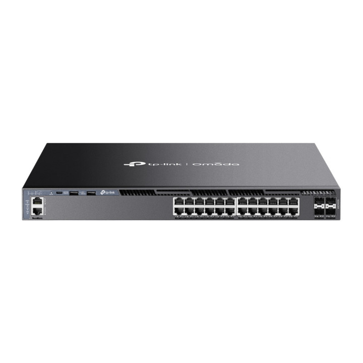 TP-Link Omada SG6428X switch de rede Gerido L3 Gigabit Ethernet (10 100 1000) 1U Preto