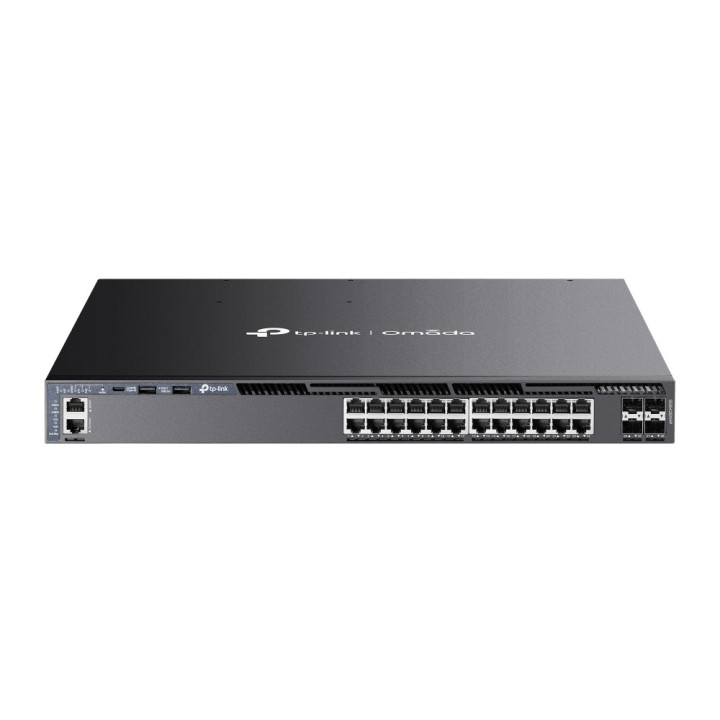 TP-Link Omada SG6428XHP switch de rede Gerido L3 Gigabit Ethernet (10 100 1000) Power over Ethernet (PoE) 1U Preto