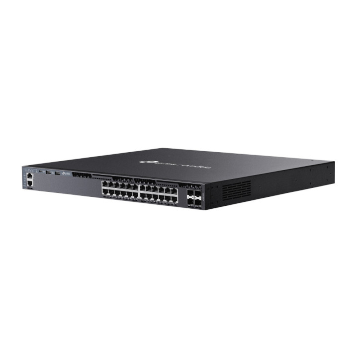 TP-Link Omada SG6428XHP switch de rede Gerido L3 Gigabit Ethernet (10 100 1000) Power over Ethernet (PoE) 1U Preto