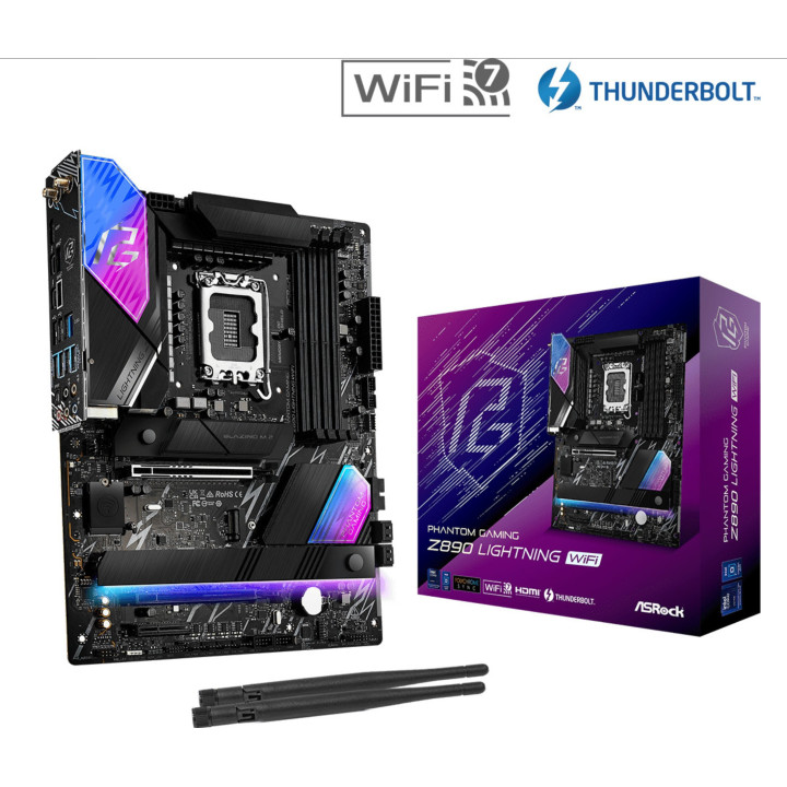 Motherboard Asrock Z890 Lightning WiFi Intel Z890 LGA 1851 (Socket V1) ATX