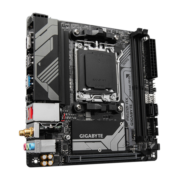 GIGABYTE A620I AX motherboard AMD A620 Ranhura AM5 mini ITX