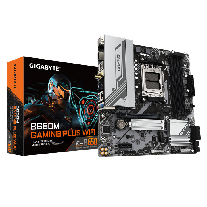 GIGABYTE B650M GAMING PLUS WIFI AMD B650 Ranhura AM5 micro ATX