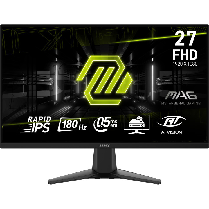 MSI MAG 275F monitor de ecrã 68,6 cm (27") 1920 x 1080 pixels Full HD Preto