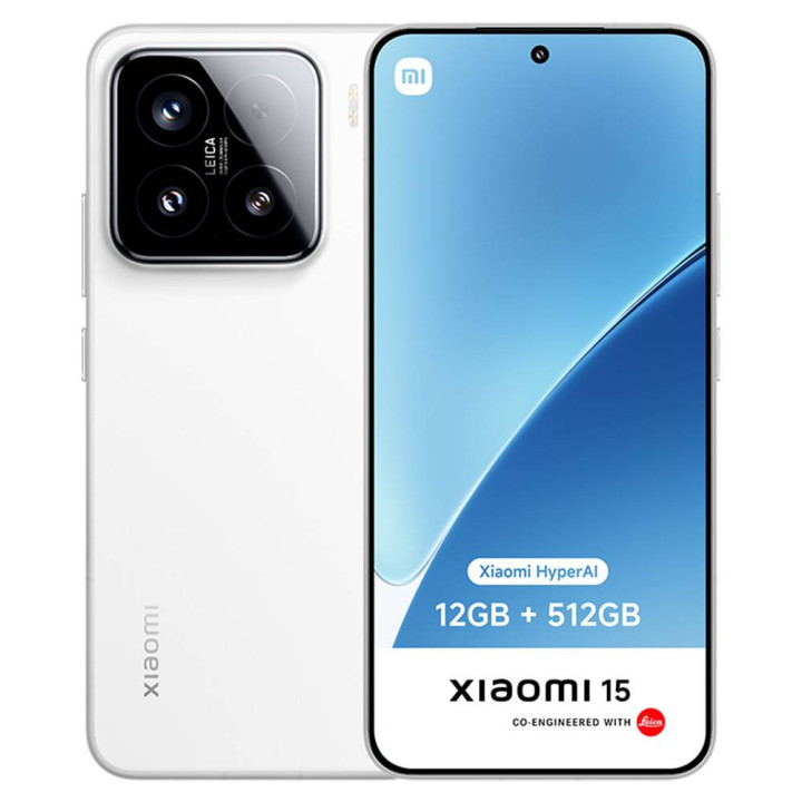 Smartphone Xiaomi 15 16,1 cm (6.36") 12 GB 512 GB 5240 mAh Branco