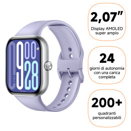 Xiaomi Watch 5 5,26 cm (2.07") AMOLED Digital 432 x 514 pixels Ecrã táctil Roxo