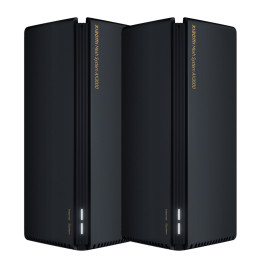 Sistema Mesh Xiaomi AX3000 Dual-band (2,4 GHz / 5 GHz) Wi-Fi 6E (802.11ax) Preto (pack de 2)