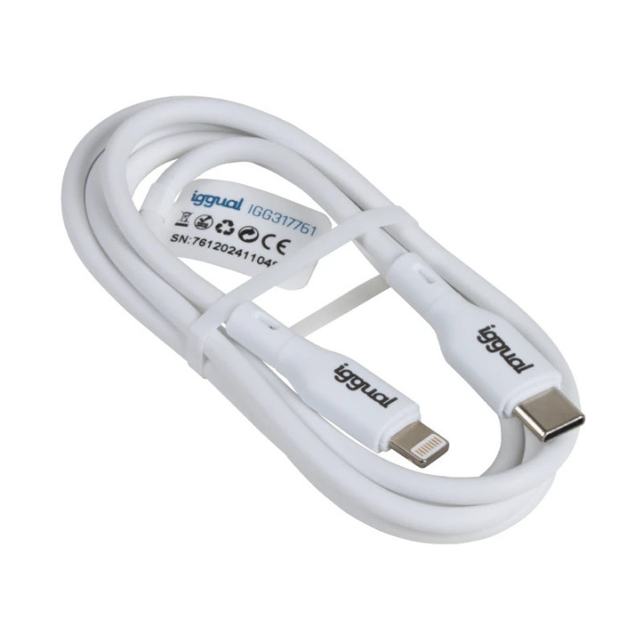 iggual IGG317761 cabo Lightning 1 m Branco