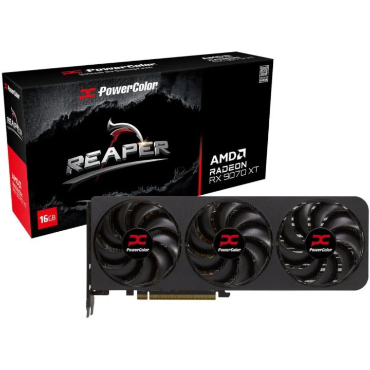 Gráfica PowerColor Reaper Radeon RX 9070 XT AMD 16 GB GDDR6