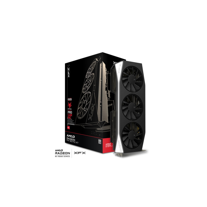 Gráfica XFX Mercury Radeon RX 9070 XT Gaming Edition AMD 16 GB GDDR6