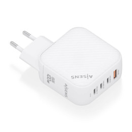 AISENS ASCH-100W4P028-W carregador de dispositivos móveis Universal Branco AC Carregamento rápido Interior