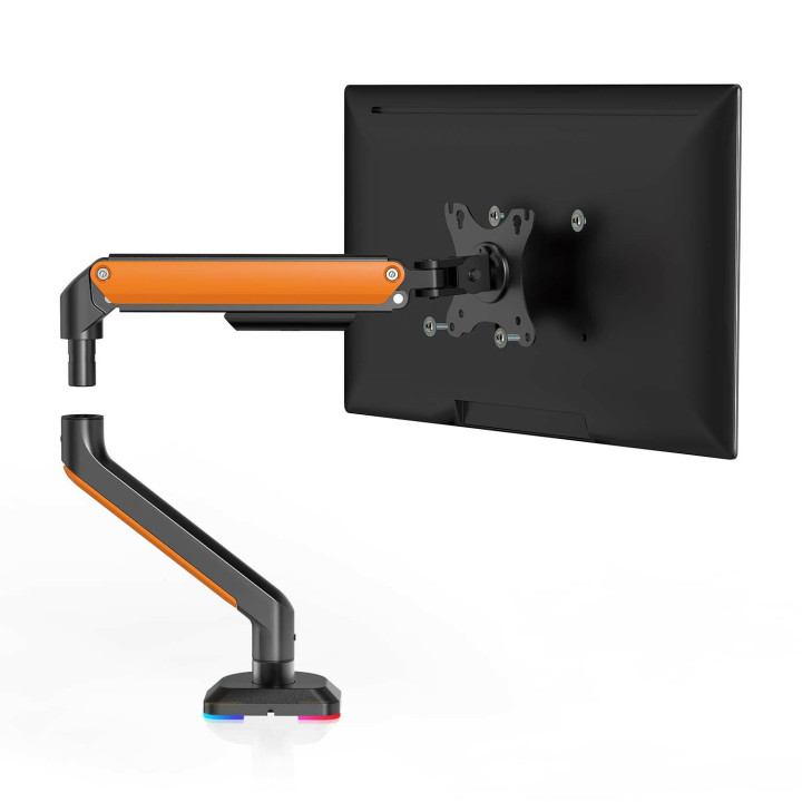 AISENS DT32TSR-249 montagem e suporte para monitores Secretária Preto, Laranja
