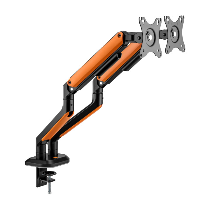 AISENS DT32TSR-251 montagem e suporte para monitores 81,3 cm (32") Secretária Preto, Laranja