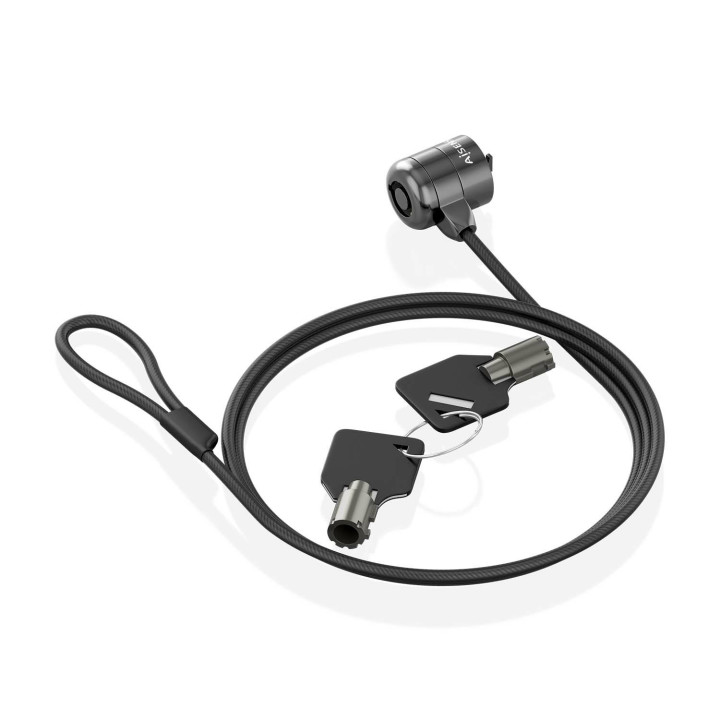 AISENS ASLK-D40K04-BK cadeado antirroubo Preto 1,5 m