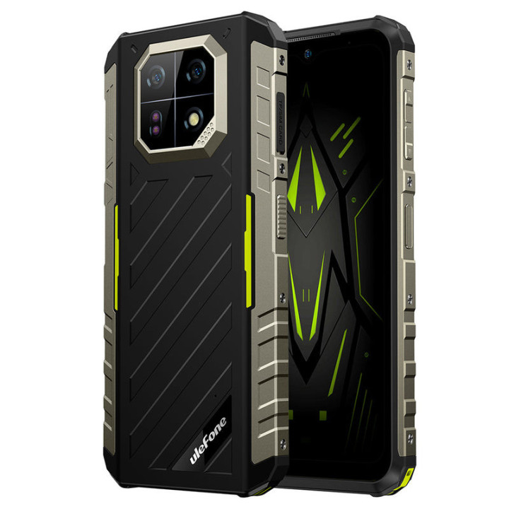 Ulefone Armor 22 16,7 cm (6.58") Android 13 4G USB Type-C 8 GB 256 GB 6600 mAh Preto, Verde