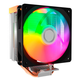 CoolBox Infinite Air 120 Processador Arrefecimento a ar 12 cm Alumínio, Preto 1 unidade(s)