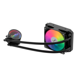 CoolBox Infinite Liquid 120 ARGB Processador Kit de arrefecimento líquido 12 cm Preto 1 unidade(s)