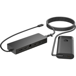 Conjunto de Carregador para portátil e Hub USB-C HP Universal
