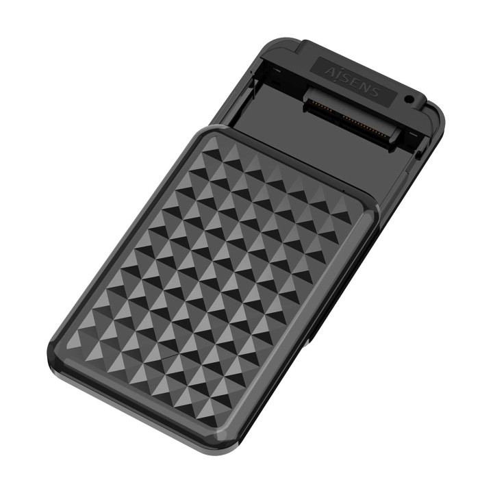 AISENS ASE-2521B Caixa para Discos Rígidos Caixa de disco rígido Preto 2.5" Energia por USB