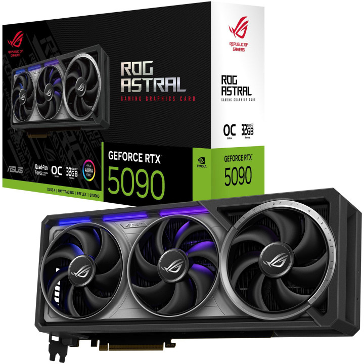 Gráfica ASUS ROG Astral - RTX5090-O32G-GAMING NVIDIA GeForce RTX 5090