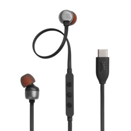 JBL Tune 310C Auscultadores Com fios Intra-auditivo Chamadas Música USB Type-C Preto