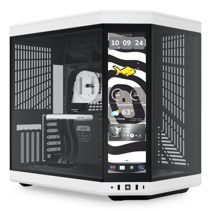 HYTE Y70 Touch Infinite Midi Tower Preto, Branco