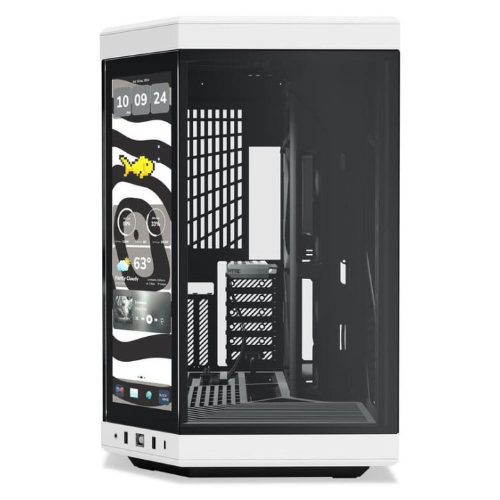 HYTE Y70 Touch Infinite Midi Tower Preto, Branco