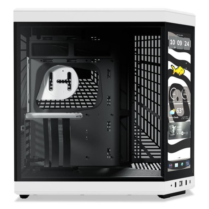HYTE Y70 Touch Infinite Midi Tower Preto, Branco
