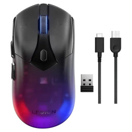 Lenovo Legion M410 rato Jogos Ambidestro RF Wireless + USB Type-C Ótico 16000 DPI