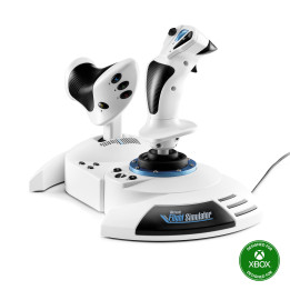 Thrustmaster T.Flight Hotas One Microsoft Flight Simulator Edition Preto, Branco USB Joystick + alavanca de controlo do motor