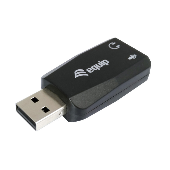 Equip 245320 base & duplicador de portas USB Type-A Preto