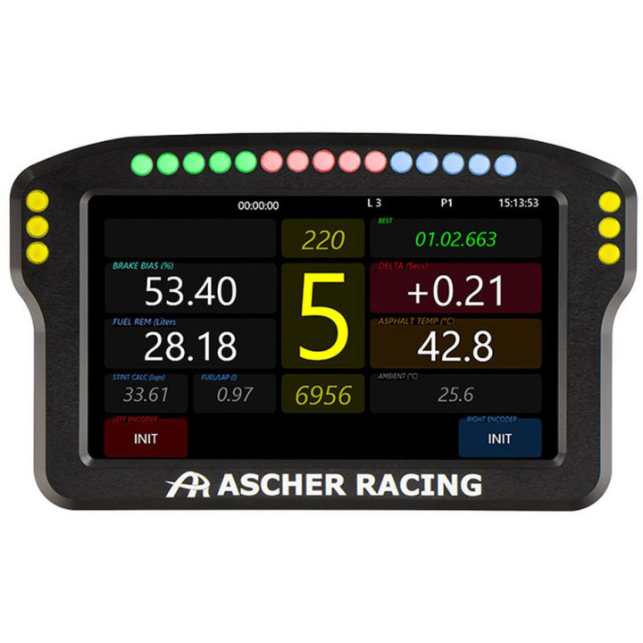 Dashboard 5" Ascher Racing