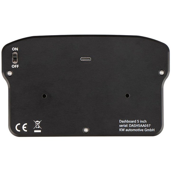 Dashboard 5" Ascher Racing