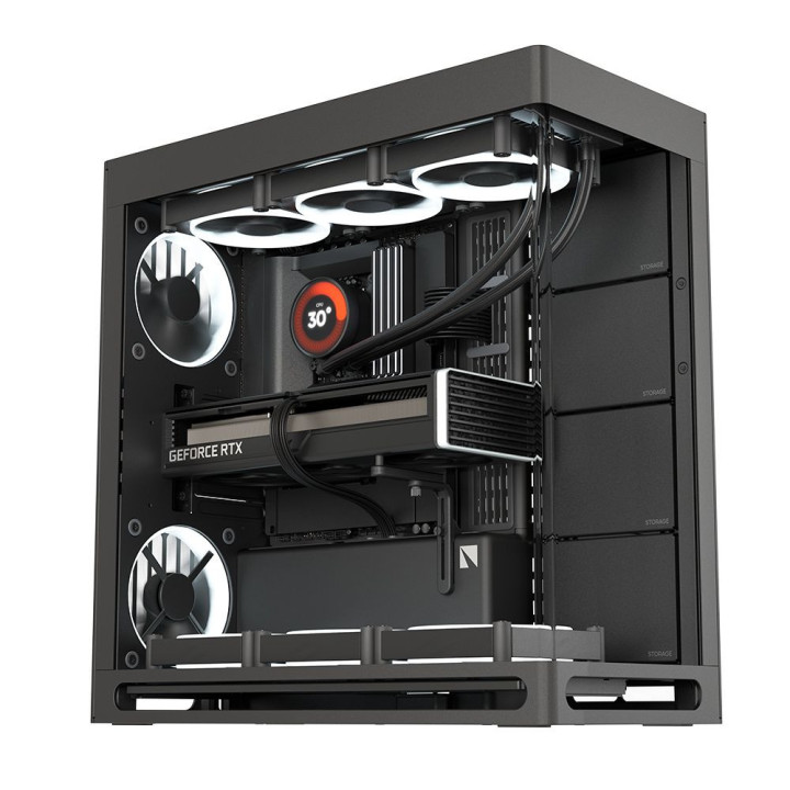 Caixa ATX HAVN HS 420 Base Preta