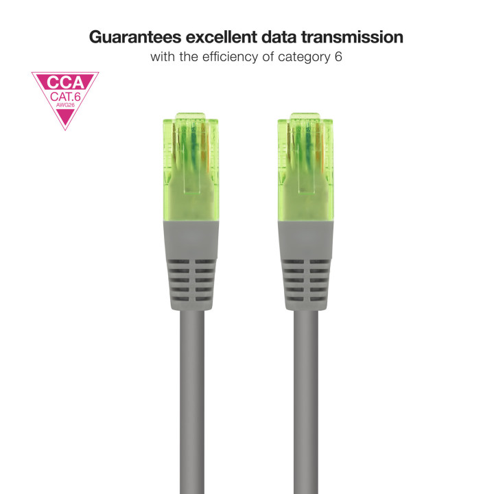 Nanocable 10.20.1400-L30 cabo de rede Cinzento 0,3 m Cat6 U UTP (UTP)