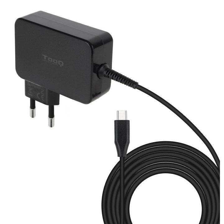 TooQ TQLC-USBCGAN100PD carregador de dispositivos móveis Computador portátil, Universal Preto AC Interior