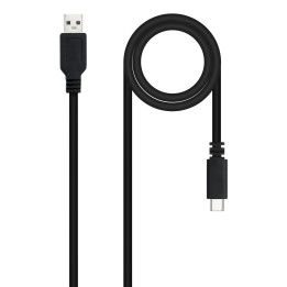 Nanocable 10.01.2101-L150 cabo USB USB 2.0 1,5 m USB C USB A Preto