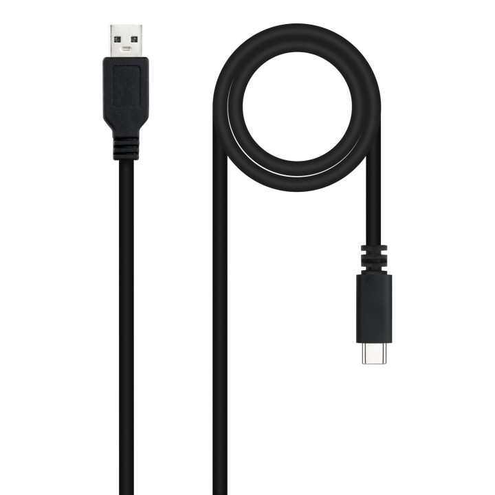 Nanocable 10.01.2101-L150 cabo USB USB 2.0 1,5 m USB C USB A Preto