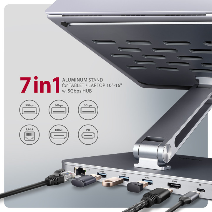 Axagon Nicht kategorisiert Com fios USB 3.2 Gen 1 (3.1 Gen 1) Type-C Prateado