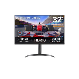 LG 32UR550K-B monitor de ecrã 80 cm (31.5") 3840 x 2160 pixels 4K Ultra HD Preto