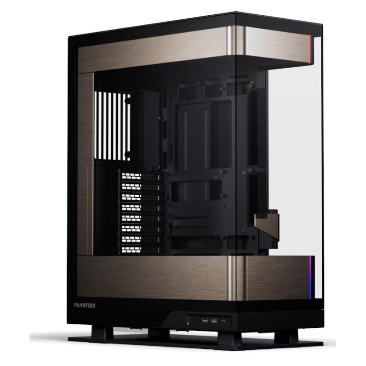 Caixa ATX Phanteks Evolv Series X2 Vidro Temperado DRGB Preto/Dourado