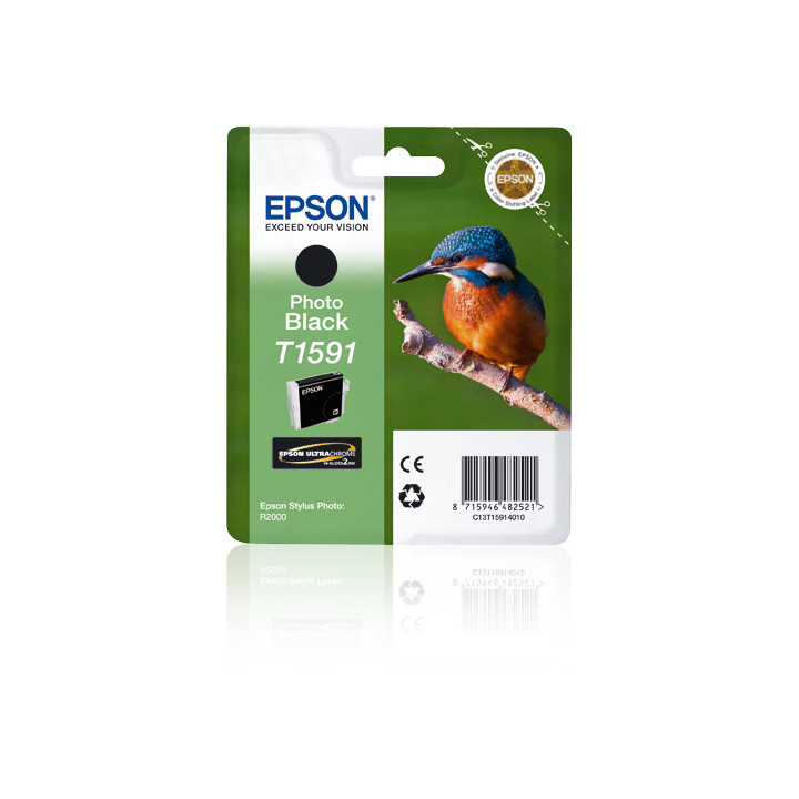 Epson Tinteiro T1591 Preto Foto Tinta UltraChrome Hi-Gloss2