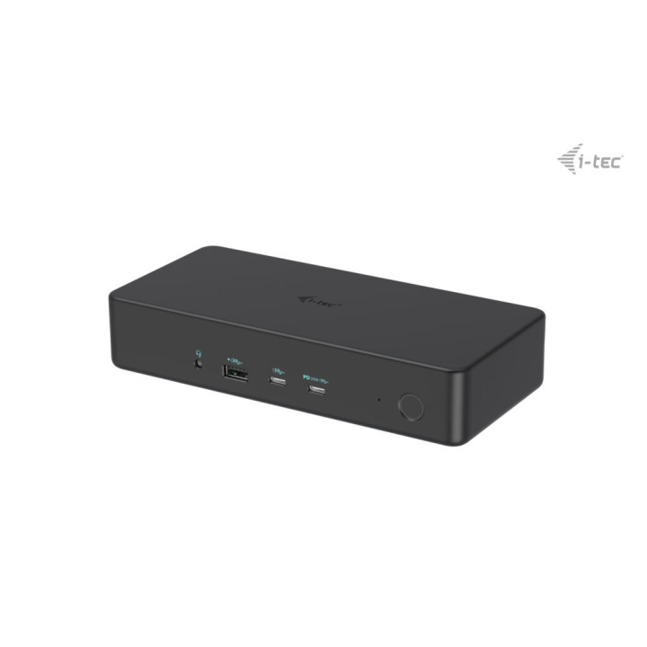 i-tec CADUAL4KDOCKPD2 base & duplicador de portas Com fios USB 3.2 Gen 1 (3.1 Gen 1) Type-C Preto