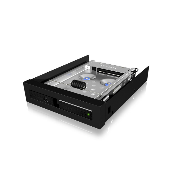 ICY BOX IB-2217ASTS 8,89 cm (3.5") Bandeja para disco rígido Preto