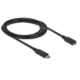 DeLOCK SuperSpeed USB cabo USB USB 3.2 Gen 1 (3.1 Gen 1) 2 m USB C Preto