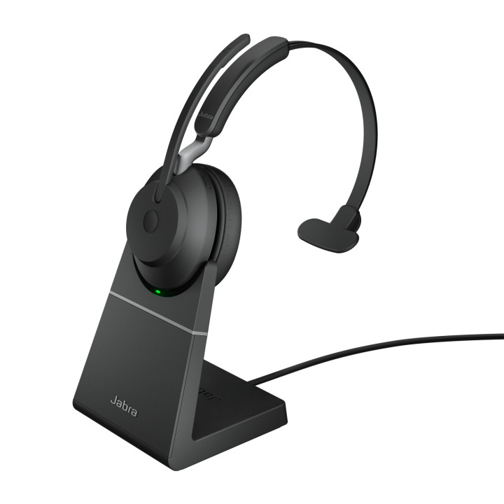 Jabra 26599-889-989 auscultador Auscultadores Sem fios Fita de cabeça Escritório Call center USB Type-A Bluetooth Preto